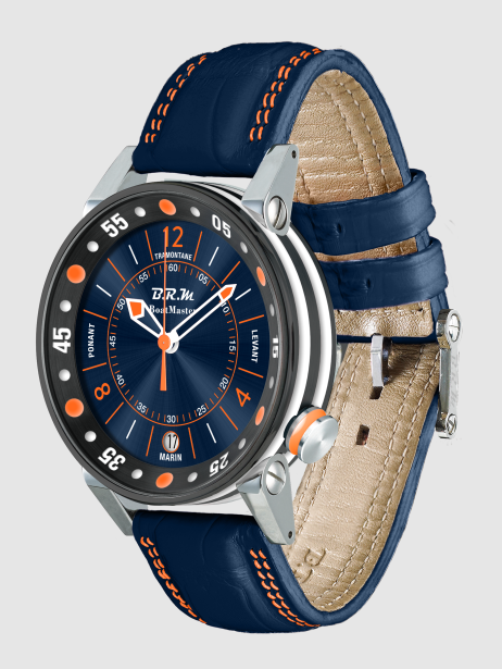 Review High Quality B.R.M Replica Watches For Sale BRM Boat Master BM2 BM2-34-N-CBL-AGO Croco